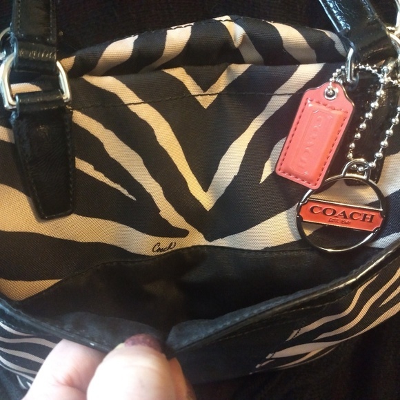 COPY - Coach zebra print handbag - Picture 8 of 8